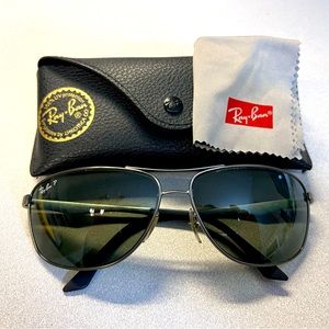 Men’s Polarized Ray Ban Sports Sunglasses - gently used